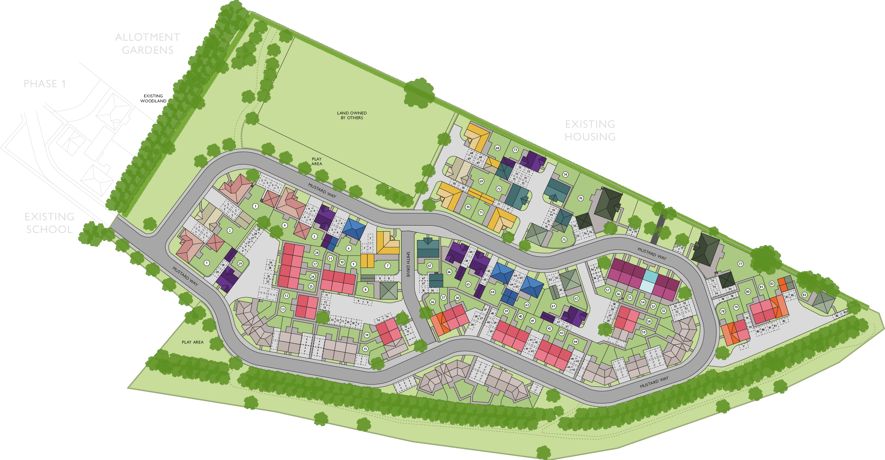 PNG format site plan for Norfolk housing development